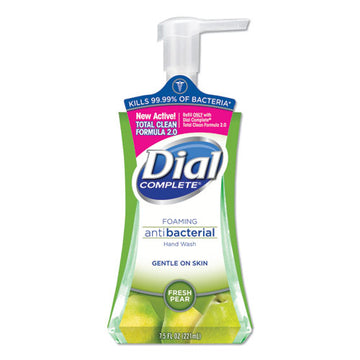 Dial® Antibacterial Foaming Hand Wash, Fresh Pear, 7.5 Oz Pump Bottle freeshipping - TVN Wholesale